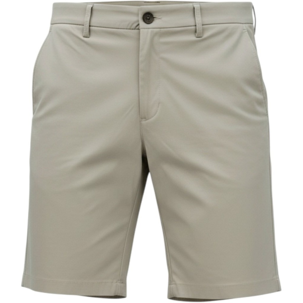 Nike Dri Fit Mens Shorts 34 Tan Khaki Golf Standard Fit Logo Pockets RN56323